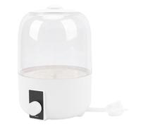 Cryfokt Portable Mini Washing Machine with Automatic Dewatering for Underwear Socks Camping Travel Blue Light (White)