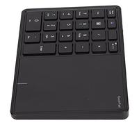 Cryfokt Portable Wireless Numeric Keypad Touch Panel Design 22 Keys for Laptop User ABS Material (Black)