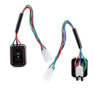 Cryfokt Power Window Switch Durable ABS Material Fit for Toyota Land Cruiser 84810-90A01-06 Left Hand Drive Direct Replacement for 4Runner 1984-1990