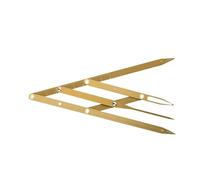 Cryfokt Precise Eyebrow Ruler Kits Multifunctional Measuring Tool for Artists and Designers with Foldable Stainless Steel Design (Eyebrow Golden Ratio Caliper)