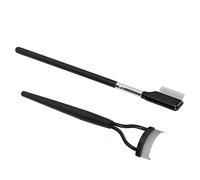 Cryfokt Precise Eyelash Comb Professional Grooming Brush Set for Beautiful Lashes Without Pulling or Breaking, 2pcs Stainless Steel Teeth Separation Tools for Makeup Artists and Beauty Enthusiasts