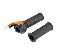Cryfokt Precise Motorcycle Speed Throttle Grip Kit Sensitive Control for Pocket Bikes Dirt Bikes, Plastic Black 1 Pair for 22mm Handlebar