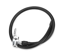 Cryfokt Precise Tire Inflator Extension Hose with Flexible Chuck for Quick Tire Inflation for Motorcycle Car Black 1pc