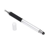 Cryfokt Precise Touch Pen Easy to Use Convenient Pen Shaped Design for Games, 1 Stylus for Everyone Rubber Nib Aluminum Alloy (Silver)