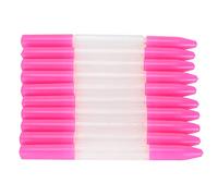 Cryfokt Precision Clock Watch Lubricant Oiler Needle Oiler for Watch Repair and Maintenance Plastic Pink At Both Ends, Transparent in the Middle 10Pcs