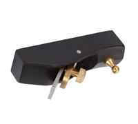 Cryfokt Premium Ebony Wood Hand Plane | Fine Tool for Woodcraft, Sharper 65 Manganese Vane/Wing, Easy to Use for Beginners and Pros (80mm)