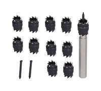 Cryfokt Premium Spot Weld Cutter Drill Bit High Speed Steel Double Sided Design for Easy Panel Separation 1 X Spot Weld Cutter 10 X Drill Bits