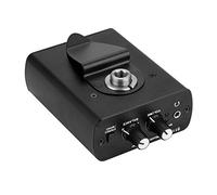Cryfokt Professional Headphone Amplifier, Dual XLR Input for Stage and Studio Monitoring, with High Powered Output and Level Balance Controls, for Performers and Recording Artist (UK Plug)
