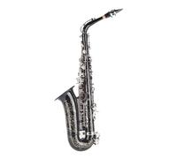 Cryfokt Professional SLADE Alto Saxophone Set Vibrant Sound and Hand-Carved Patterns for Music Lovers Black