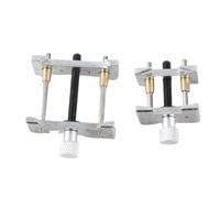 Cryfokt Professional Watch Movement Base in Steel, 2pcs Set for Watch Repairing Workers, Great for Various Sizes, Long-Lasting Tool
