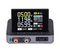 Cryfokt Programmable DC Power Supply Variable, Adjustable Switching 0-30V 0-5A 0-150W Output with 2.8 Inch HD IPS Screen, PD QC DC Input, Multiple Safety for Maintenance and Debugging