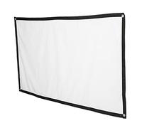 Cryfokt Projector Screen, 60 Inch Wrinkle Resistant, Clear and High Density Movie Projector Screen with 4 Hooks for Indoor