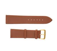 Cryfokt PU Leather Watch Band, Pin Buckle Watch Band Sturdy Soft for Professional Use for Replacement for Watch for General Purpose (22mm Brown)