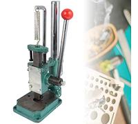 Cryfokt Punch Tools Press the Machine Handican Machine, Desktop Hole Puncher for Leather Crafts (JH-16 Square head)