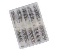 Cryfokt Quality Watch Band Clasp Tube Friction Pin Rivet Ends Repairing Accessory for Watch Straps Buckles Adjusters Professional Watchmakers Alloy 10 Sizes