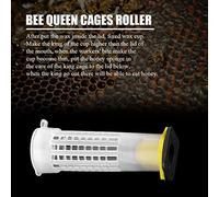 Cryfokt Queen Bee Roller Cage Kit Durable Beekeeping Rearing Cup Equipment for Beekeepers, 100pcs Bee Queen Cages for Complete Rearing Kit (100pcs)