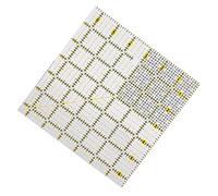 Cryfokt Quilting Ruler Sturdy and Accurate Patch-Work Tool for Home Sewing 16 X 16cm Crafts