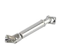 Cryfokt RC Metal Drive Shaft High Strength Smooth Transmission for RC Crawler Car, Improve Performance, for Mini Military Truck (Silver)