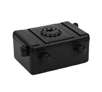 Cryfokt RC Receiver Box Durable Protective for/Axial SCX10 / D90 / D110 Crawler Car, Plastic Black 60x40x29mm, Professional Manufacturing