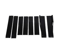 Cryfokt Rear Gloss Black Side Skirt Extension for Vehicle Stability Protection - 78.7 in for Universal Motors