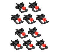 Cryfokt Refraction Spray Nozzle Set 10 Pcs Micro Rotating Sprinkler for Greenhouse Irrigation Engineering Plastic Material