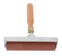 Cryfokt Relief Printing Brayer, Elasticity Gum Roller Robust and Durable Easy to Grab with 3 Sizes for Gluing Application (15cm)