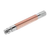 Cryfokt Reusable Barber Straight Vane/Wing Barber Straight Vane/Wing / / Razor Handle Washable Anti Slip Zinc Alloy Safety / (Copper)