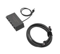 Cryfokt Satellite Ethernet Adapter, 4 Port Gigabit LAN Hub for Gen 3 and | Cat5e Cable, 1Gbps Stable Connection, Plug and Play, for RV, Home, Small Office