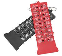 Cryfokt Score Counter 18 Hole, Lightweight and Portable Accessories for Training and Competition, 2 Pack, Non-Toxic ABS, 6.3x2.4in