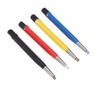Cryfokt Scratch Brush Pen Set, Pen Style Prep Sanding Watch Cleaning Adjustable Tip Length Precise for Car Debris