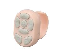 Cryfokt Scroll Ring Remote Control, Wireless Bluetooth TikTok Page Turner with Cursor Control Remotes Scrollings Ring for Phones Tablets (Pink)