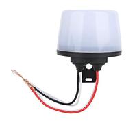 Cryfokt Sensor Switch with Adjustable Rain Anti-Thunder Protection for Street Light Control - Highly Sensitive, Energy-Saving, Easy Install - Durable Plastic, 1 Unit