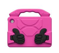 Cryfokt Shockproof Tablet Case Kid-Friendly Portable Carry Handle for On-the-Go Use EVA Material 126g (Rose Pink)