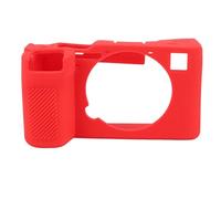 Cryfokt Silicone Camera Case Flexible Shock Absorption for A7CII A7CR, Comfortable Grip Skin-Friendly Camera Protective Case for Various Scenes (Red)