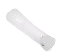 Cryfokt Silicone Case Cover Motion Plus Adapter for Remote Controller - Improved Play Control with Additional Sensors - Black, White - Suitable for (White)