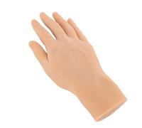 Cryfokt Silicone Male Hand Model Lifelike Flexible Mannequin Hand for Jewelry Painting Practice for Beginners (Right Hand)