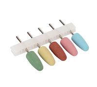 Cryfokt Silicone Nail Drill Bit Set 5pcs Professional Cuticle Remover for Novice Mobile Nail Art Tool