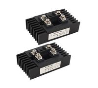 Cryfokt Single Phase Bridge Rectifier Durable 100A 1600V with 4 Terminals for PWM Inverter and Battery Charging 2 Pcs Black