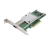 Cryfokt Single-port 10G SFP Fiber Network Card Ethernet Server Adapter Compatible with Fibre Channel and ISCSI Drivers, Gold-plated PCI-E Interface, 1 Unit Ideal for LAN and SAN Traffic, Applicable