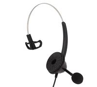 Cryfokt Single Sided Telephone Headset Durable Lightweight Headset for Customer Service Offices RJ9 Plug Black