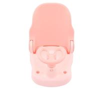 Cryfokt Slip Resistant Baby Bath Seat for Infants and Toddlers, Eco-Friendly PP Material, Adjustable Shower Chair, 1 Unit (Pink)