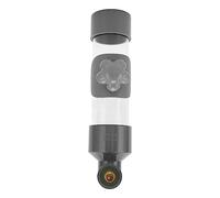 Cryfokt Small Animal Water Bottle Large Capacity Leakproof Transparent Water Feeder Dispenser for Rabbit Hamster Drinker Bottle Internal Installation (Grey)
