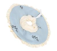 Cryfokt Small Pet E-Collar Soft Protective Ring for Wound Recovery for Guinea Pig Rabbit Polyester 1 Piece