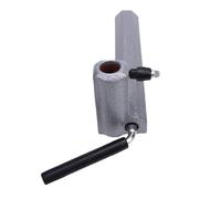 Cryfokt Small Turning Tool Holder Base, High Hardness Exact Cast Steel -guide -wear Evidence Wood Rotating Tool Rest Holder Base Safe Support Support for Cutting