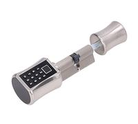 Cryfokt Smart Lock Cylinder Biometric Fingerprint Secure Door Lock for Security Doors 40-100mm Zinc Alloy 3 Unlocking Methods