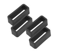 Cryfokt Soft Breathable Watch Strap Buckles 4pcs Replacement Safety Buckle for, for Men Women Boys Girls, Sporting Time Comfort (22mm)