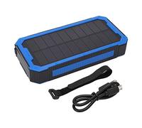 Cryfokt Solar Charger, 36800mAh Solar Charger Power Bank with 36LEDs, 4 USB Output, Type C Micro Input, Fast Charging External Battery for Outdoor Camping Hiking 6.50x3.27x1.18in