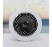 Cryfokt Speaker Loudspeaker NdFeb Magnet Horn Audio Repair Parts for Home Entertainment 10pcs 50x7.6mm 8Ω 0.5W Round Speaker for DIY Enthusiasts