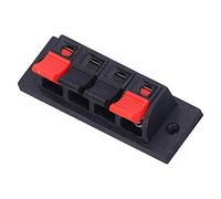 Cryfokt Speaker Terminal 4 Way Block Quick Connect for Easy Wiring Connections,10Pcs Loudspeaker Solder Audio Test Clamp 0-,Applicable scene: Burn-in Test of LED, Audio Wiring Aging Clamp