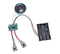 Cryfokt Speech Recording Module with Speaker, Easy to Operate Press Key Control Sound Recorder Module for Greeting Card